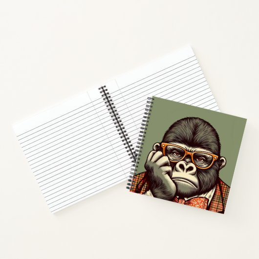 Carnet de notes Gorille ノートブック (内部)