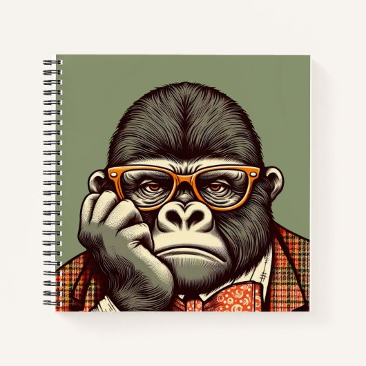 Carnet de notes Gorille ノートブック (正面)