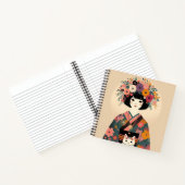 Carnet de notes “Jeune femme au kimono“ ノートブック (内部)