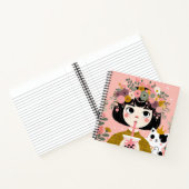 Carnet de notes “La petite fille au bubble tea“ ノートブック (内部)