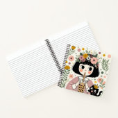 Carnet de notes “La petite fille au bubble tea“ ノートブック (内部)