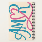 Carnet de notes romantique ノートブック (裏面)