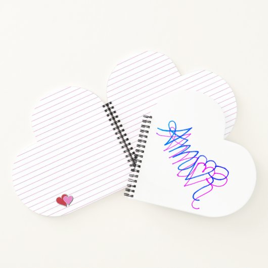 Carnet de notes romantique ノートブック (内部)