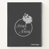 Carnet de recettes CD - "Trick or Treat" ノートブック (裏面)