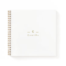 Carnet Demoiselle d'honneur Moderne Minimaliste