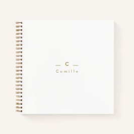 Carnet Demoiselle d'honneur Moderne Minimaliste ノートブック