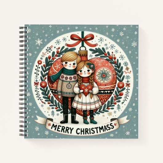 Carnet “Esprit de Noël“ ノートブック (正面)