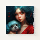 Carnet -Fille et son chien -2 ノートブック (裏面)