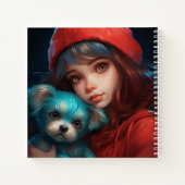 Carnet -Fille et son chien -3 ノートブック (裏面)