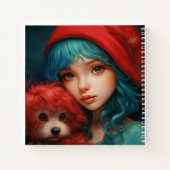 Carnet -Fille et son chien -4 ノートブック (裏面)