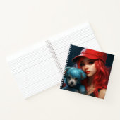 Carnet -Fille et son chien -4 ノートブック (内部)