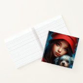 Carnet -Fille et son chien -6 ノートブック (内部)