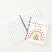 Carnet Frequence Love avec arc-en-ciel  ノートブック (内部)