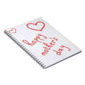 Carnet "Happy Mother's Day" ノートブック (右側)