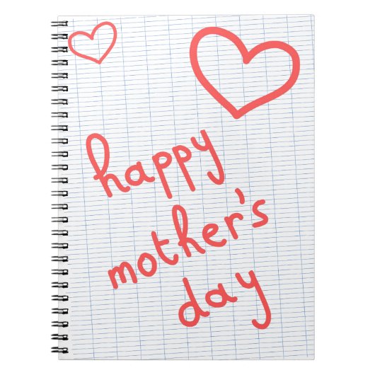 Carnet "Happy Mother's Day" ノートブック (正面)