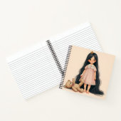 Carnet “La filette et son nounours“ ノートブック (内部)