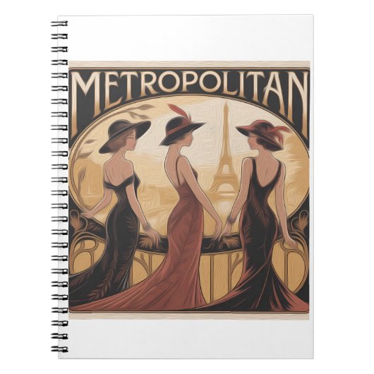 Carnet Metropolitan Art Nouveau ノートブック (正面)