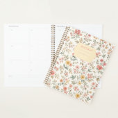 Carnet motif floral pastel プランナー手帳 (ディスプレー)
