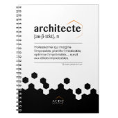 Carnet photo à spirale ノートブック (正面)