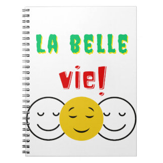 Carnet photo à spirale LA BELLE VIE! ノートブック