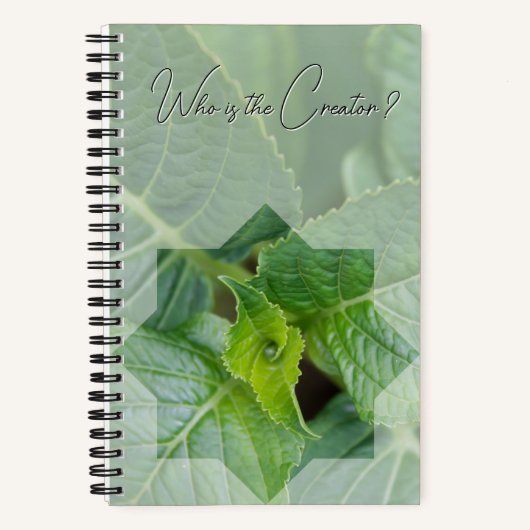 Carnet "Qui est le Créateur?" ノートブック (正面)