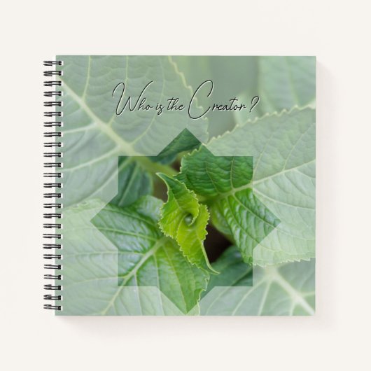 Carnet "Qui est le Créateur?" ノートブック (正面)