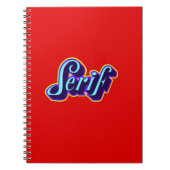 Carnet - Serif ノートブック (正面)