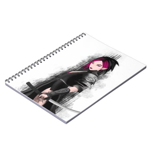 Carnet spirales manga samouraï ノートブック (左側)