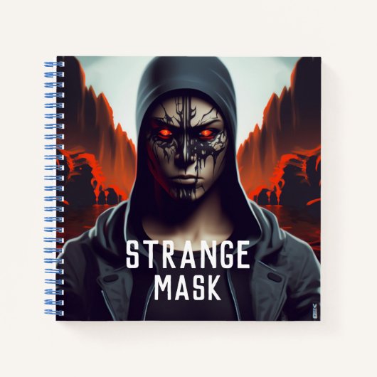 Carnet Strange mask ノートブック (正面)