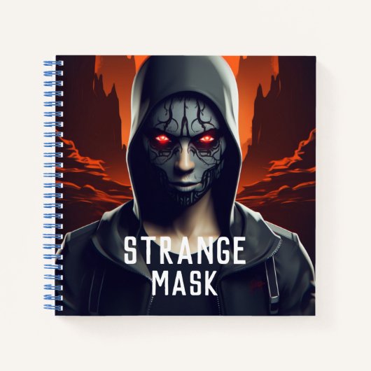 Carnet Strange mask ノートブック (正面)