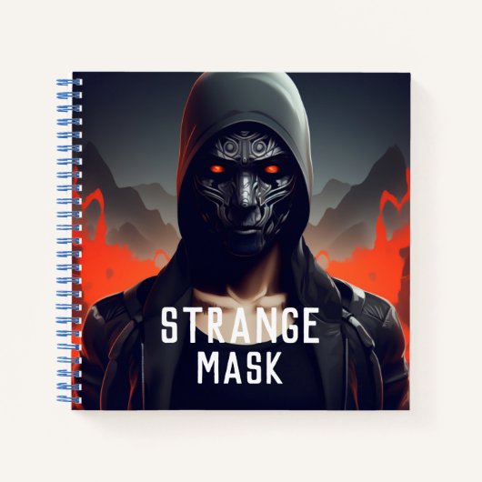 Carnet Strange mask ノートブック (正面)
