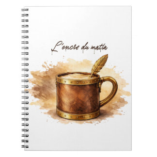 Carnet Tasse l'encre du matin ノートブック