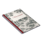 Carnet toile de Jouy ノートブック (右側)