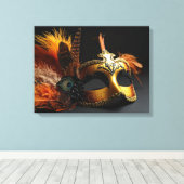 carneval masks キャンバスプリント (インサイチュ (ウッドフロア))