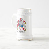 Carneyの家紋 ビールジョッキ (正面左)