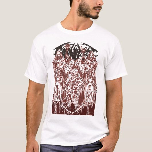 Carnifex - Dark Days White Tシャツ (正面)