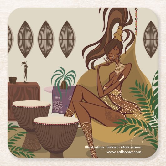 Carnival スクエアペーパーコースター (正面)