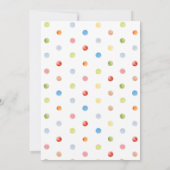 Carnival Animal Circus Birthday Thank You Card サンキューカード (裏面)