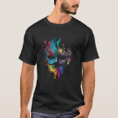 Carnival Carnival Mask Splash Venetian Mask Tシャツ (正面)