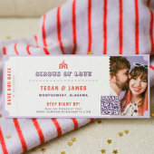 Carnival Circus Amusement Park Save The Date Photo 招待状