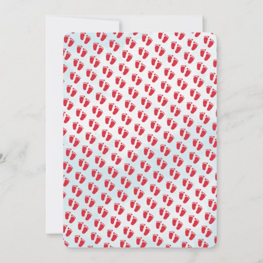 Carnival Circus Baby Shower 招待状 (裏面)