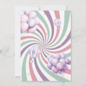 Carnival Circus Birthday Party  招待状 (裏面)