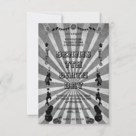 Carnival festival black and white セーブザデート