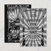 Carnival festival black and white セーブザデート (正面/裏面)