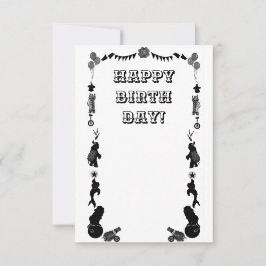 Carnival festival black and white セーブザデート (正面)