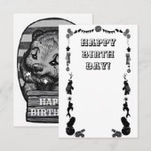 Carnival festival black and white セーブザデート (正面/裏面)