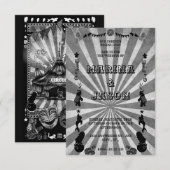 Carnival festival black and white セーブザデート (正面/裏面)