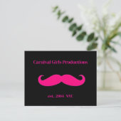 Carnival Girls Productions Mustache ポストカード (スタンド正面)
