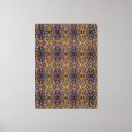 Carnival Glass Grass With Orange Mold Fungus tiled キャンバスプリント