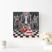 Carnival in a Magical land スクエア壁時計 (ホーム)